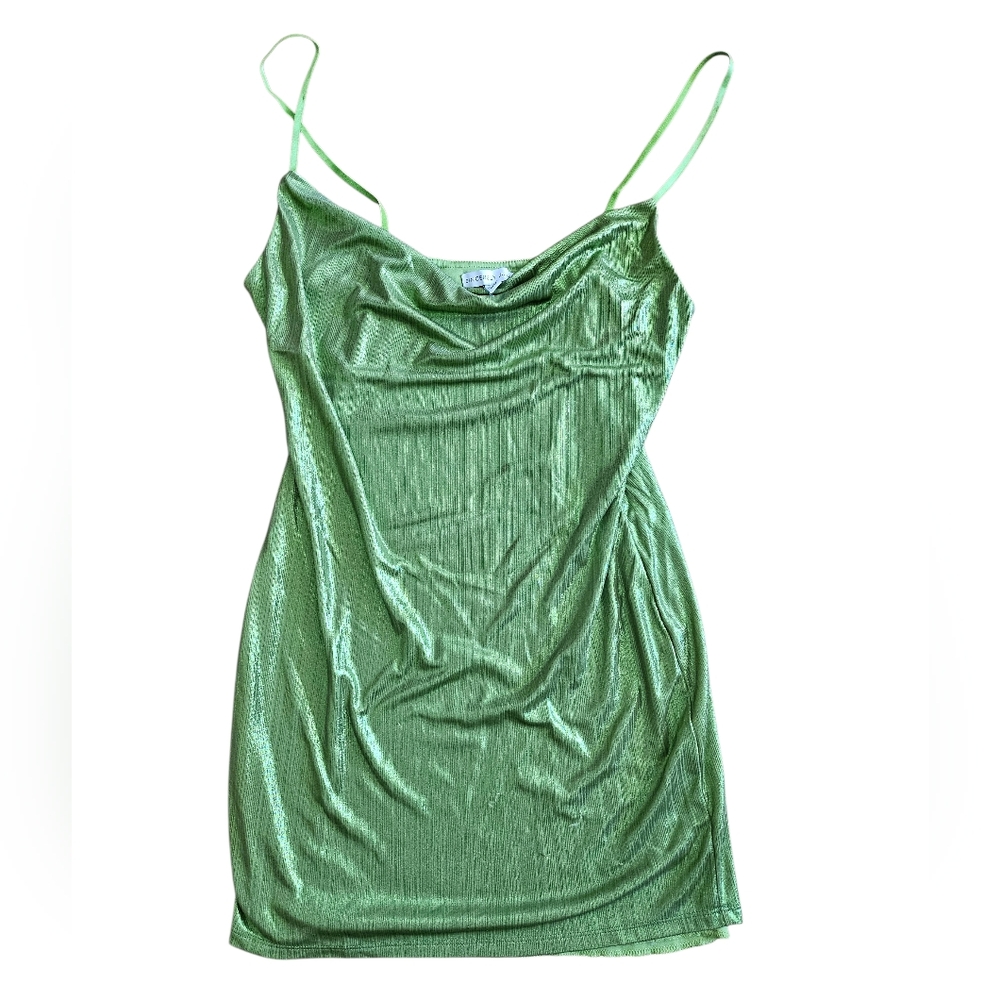 Elegant Green Slip Dress